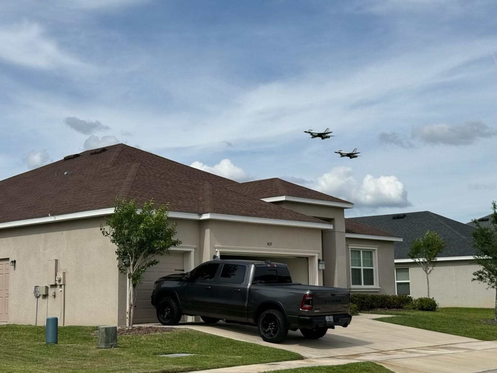 View of the Aerial Show from the Lakeland Sun and Fun Air Show - 1444 CYPRESS VIEW LN, LAKELAND