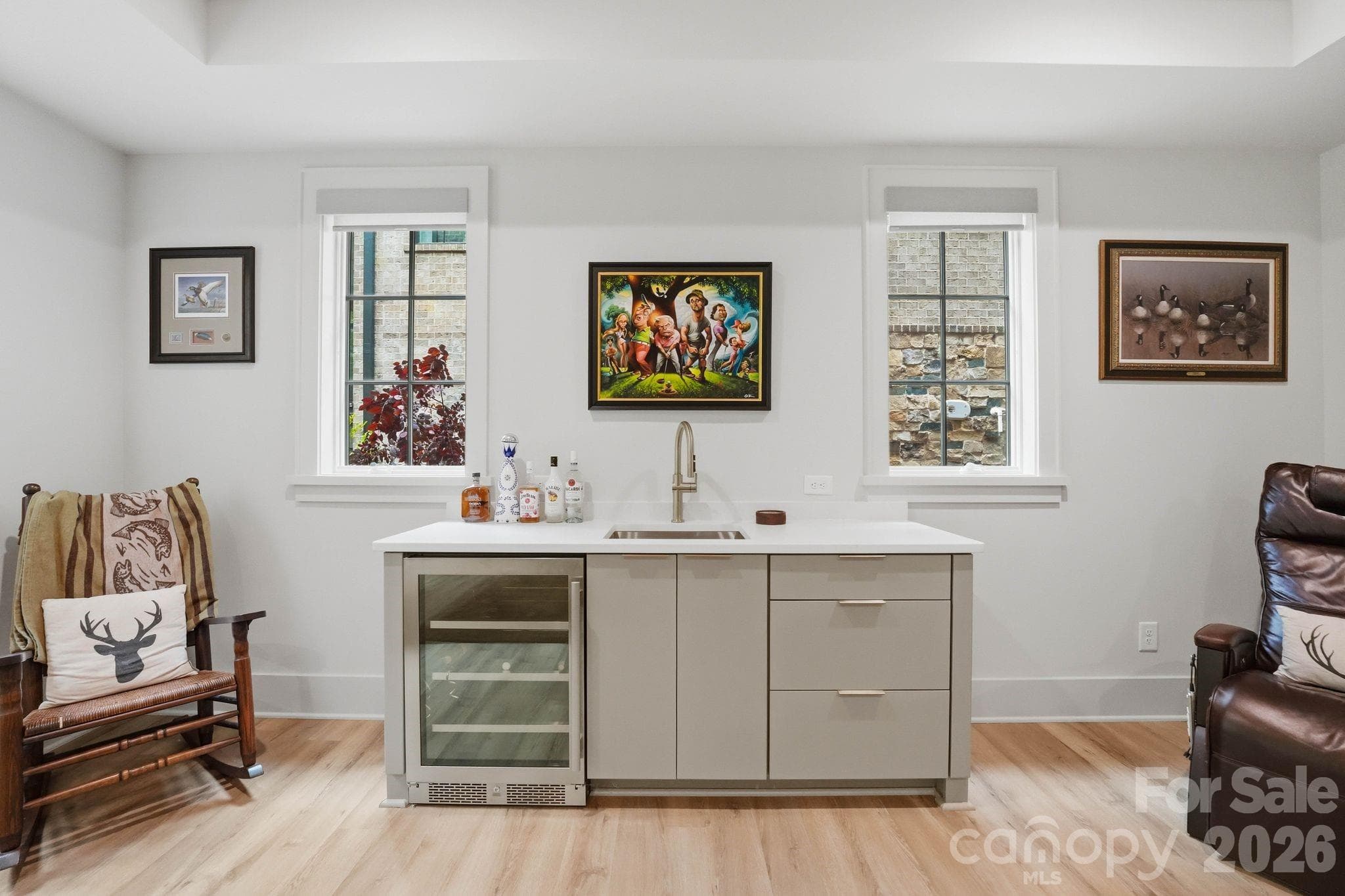 Basement Wet Bar - Charlotte