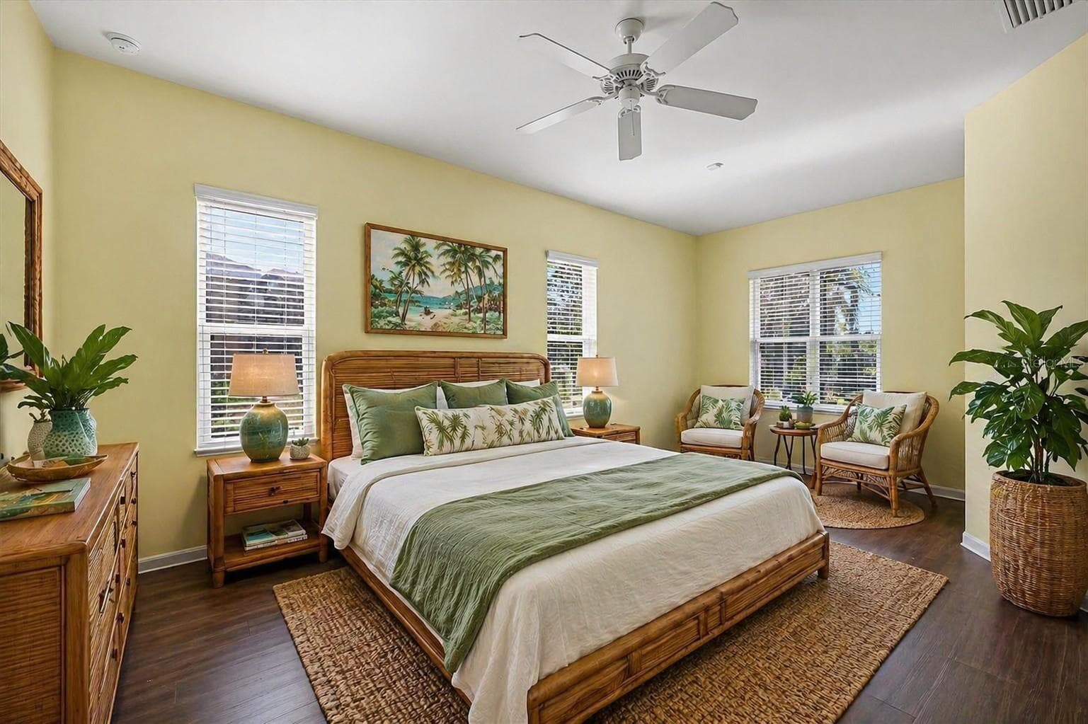VirtuallyStaged Primary Bedroom - 7040 WHITE WILLOW CT, SARASOTA