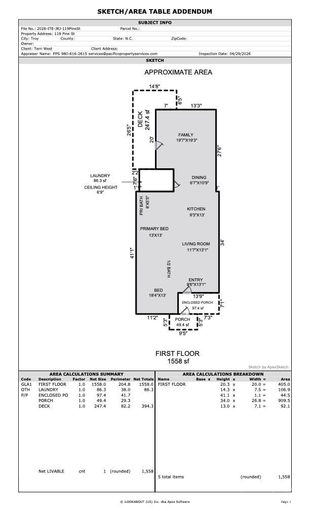 Single Family Residence at 119 Pine Street, Badin, photo 32 of 32