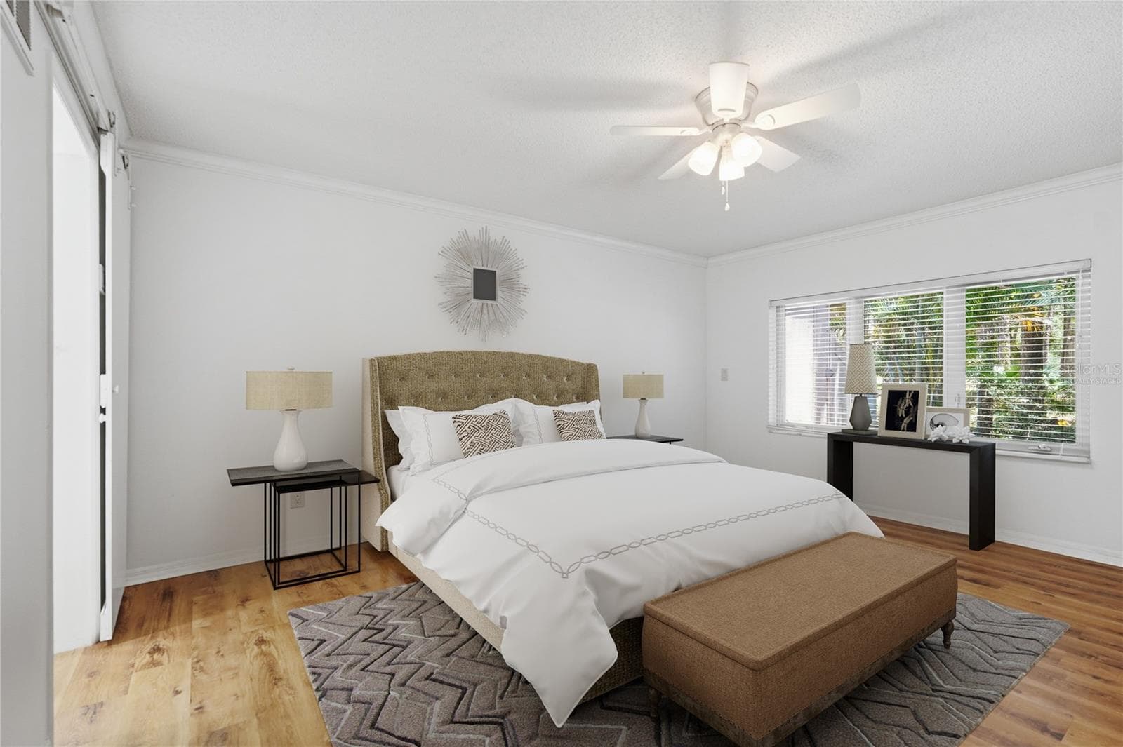 Virtually Staged PrimaryBedroom - 3071 BOLT DR, PALM HARBOR
