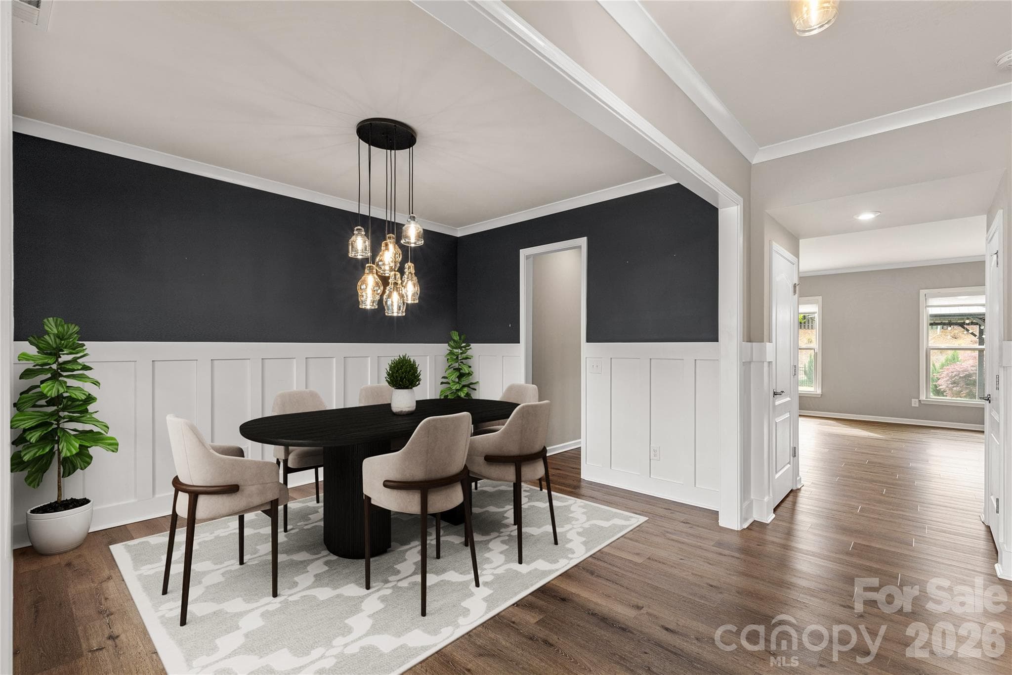 Virtually Staged Dinning Room - Indian Land