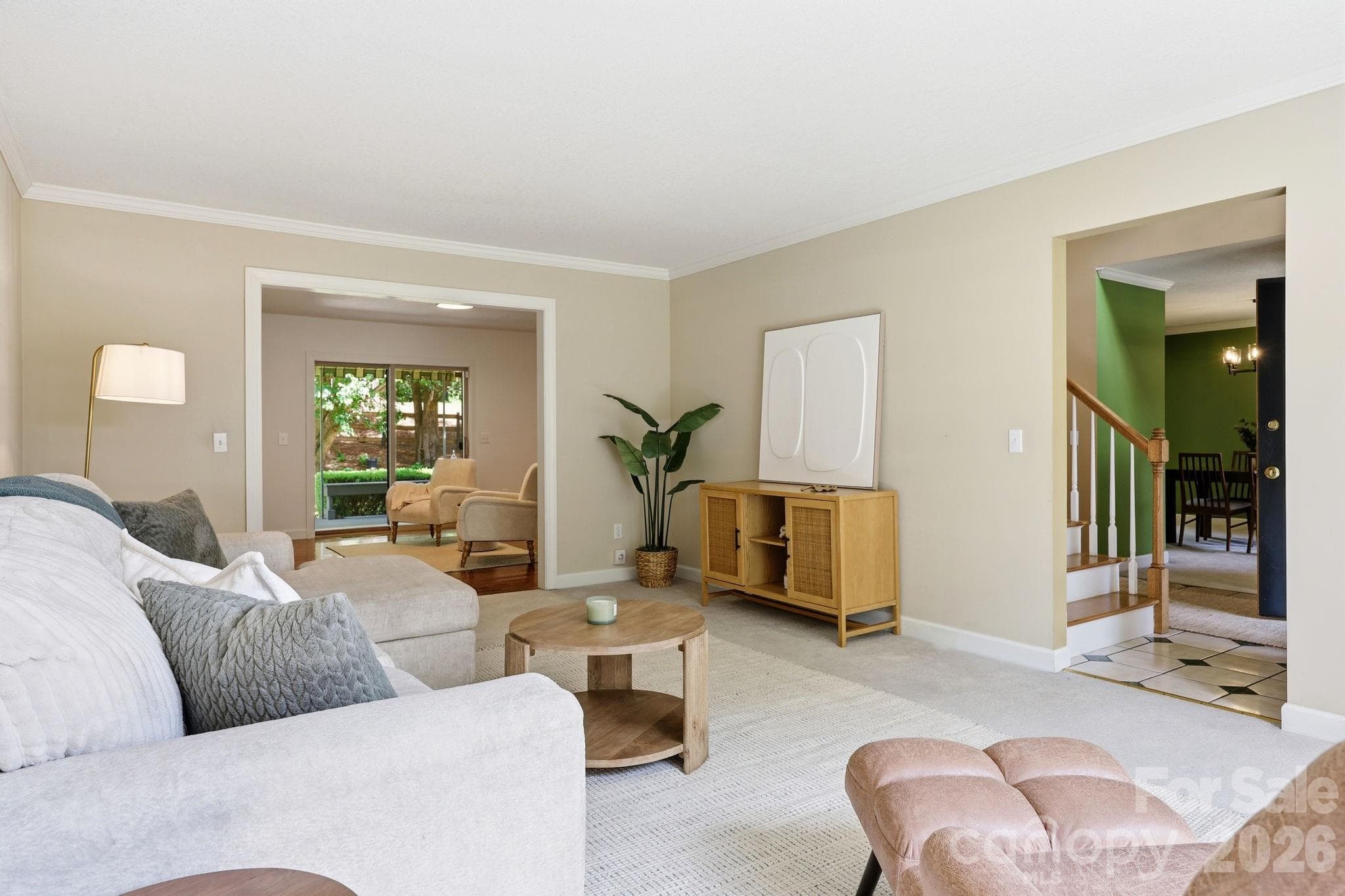Light filled living room - 306 Woodview Court, Fletcher