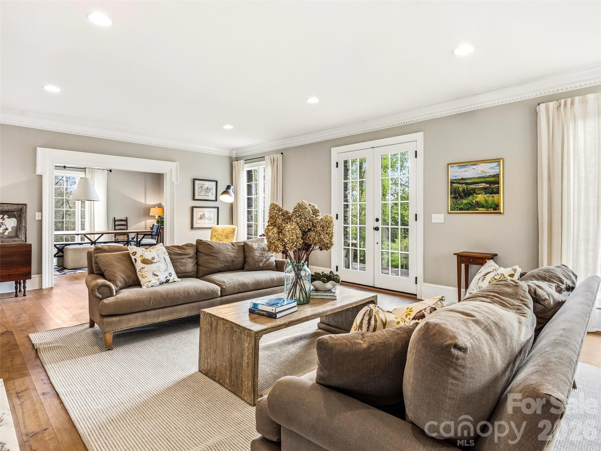 Light filled front living room. - 10 Kalimar Heights, Hendersonville