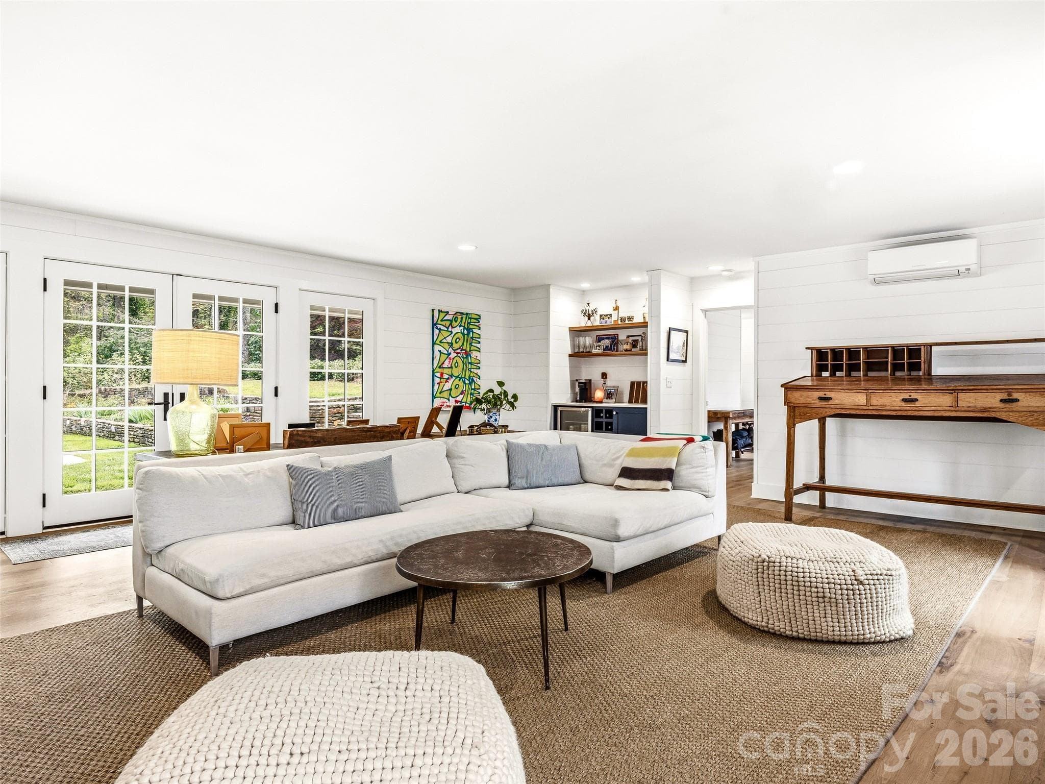 New french doors in the guest wing that lead out to the pool allow for effortless indoor outdoor living. - 10 Kalimar Heights, Hendersonville