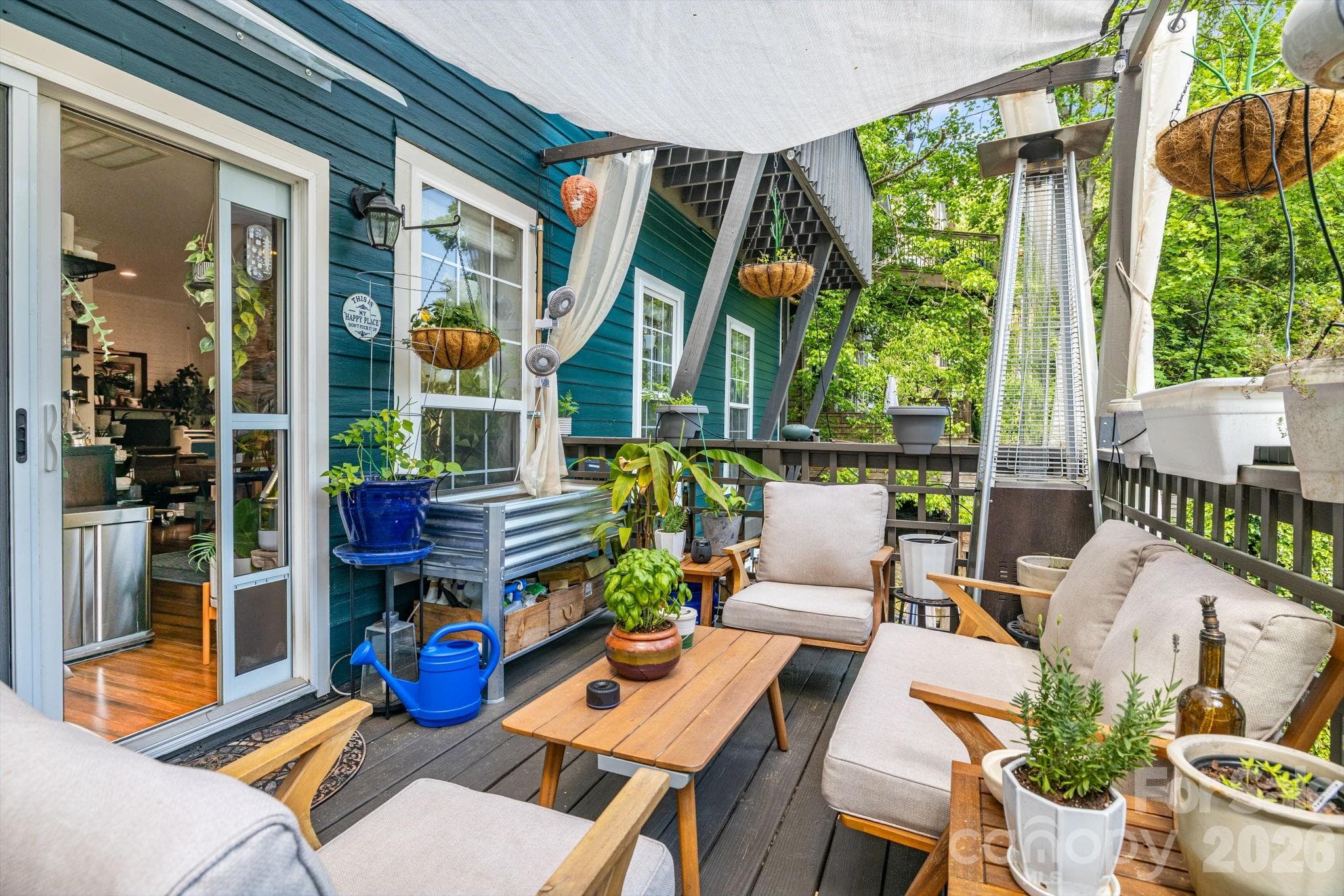 Middle unit balcony - Asheville