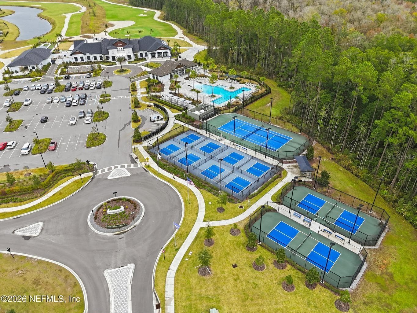 Pool and courts - 312 STILLWATER BLVD, ST JOHNS
