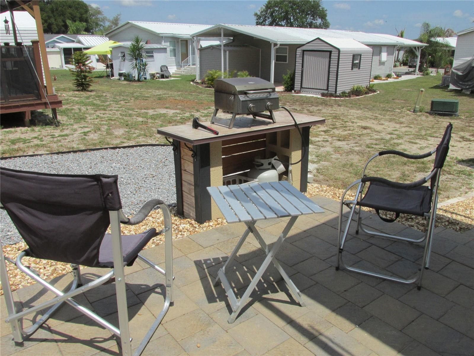 A place to grill. - 16 SADDLEBAG TRL S, LAKE WALES