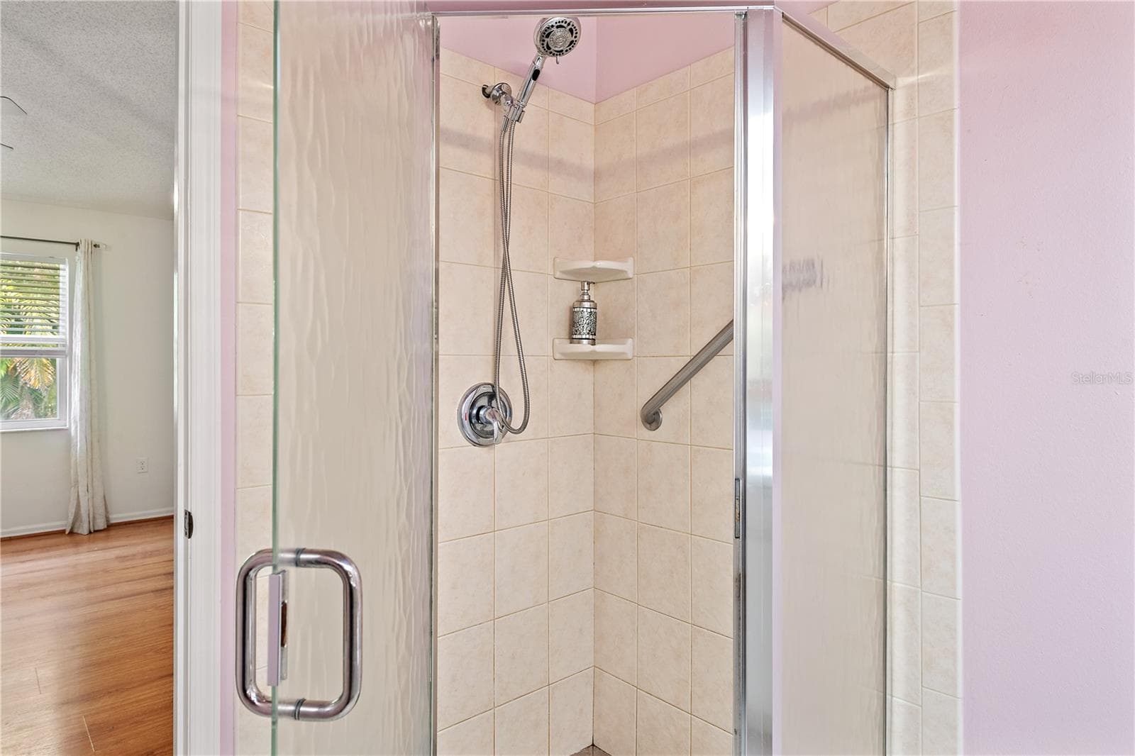 Primary bathroom Shower - 5647 MONTE ROSSO RD, SARASOTA