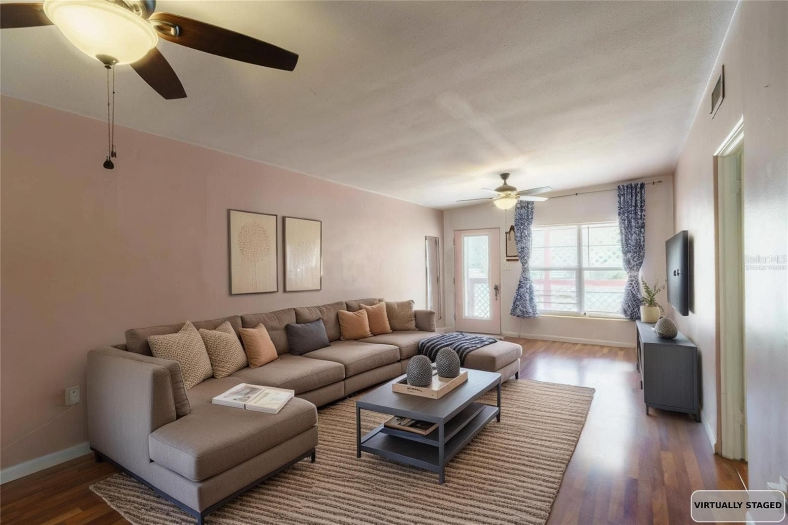 Virtually staged great room - 3523 SE 6TH ST, OCALA