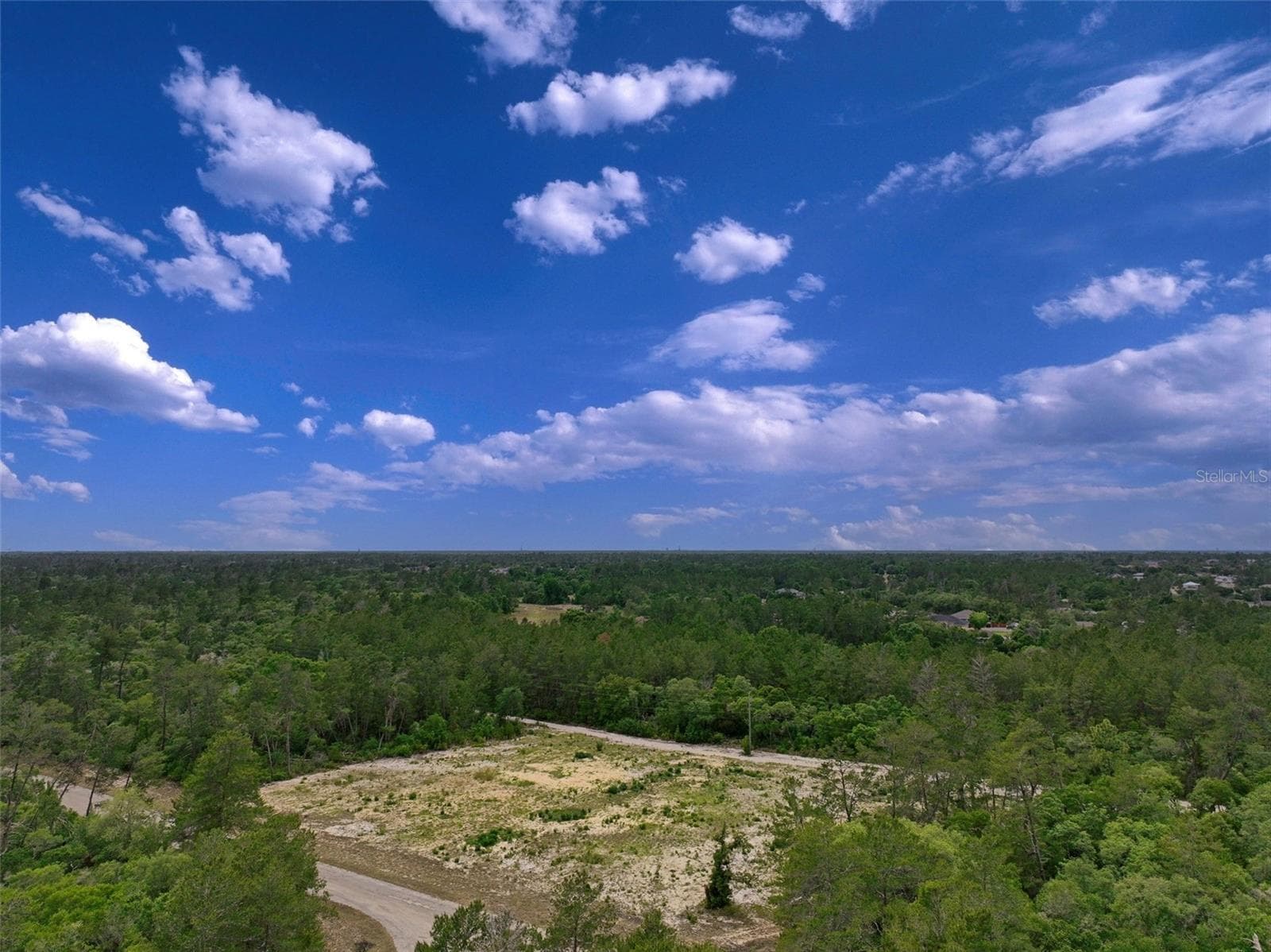 Overall view of subject property and surrounding area facing southwest - SW 35TH TER, OCALA