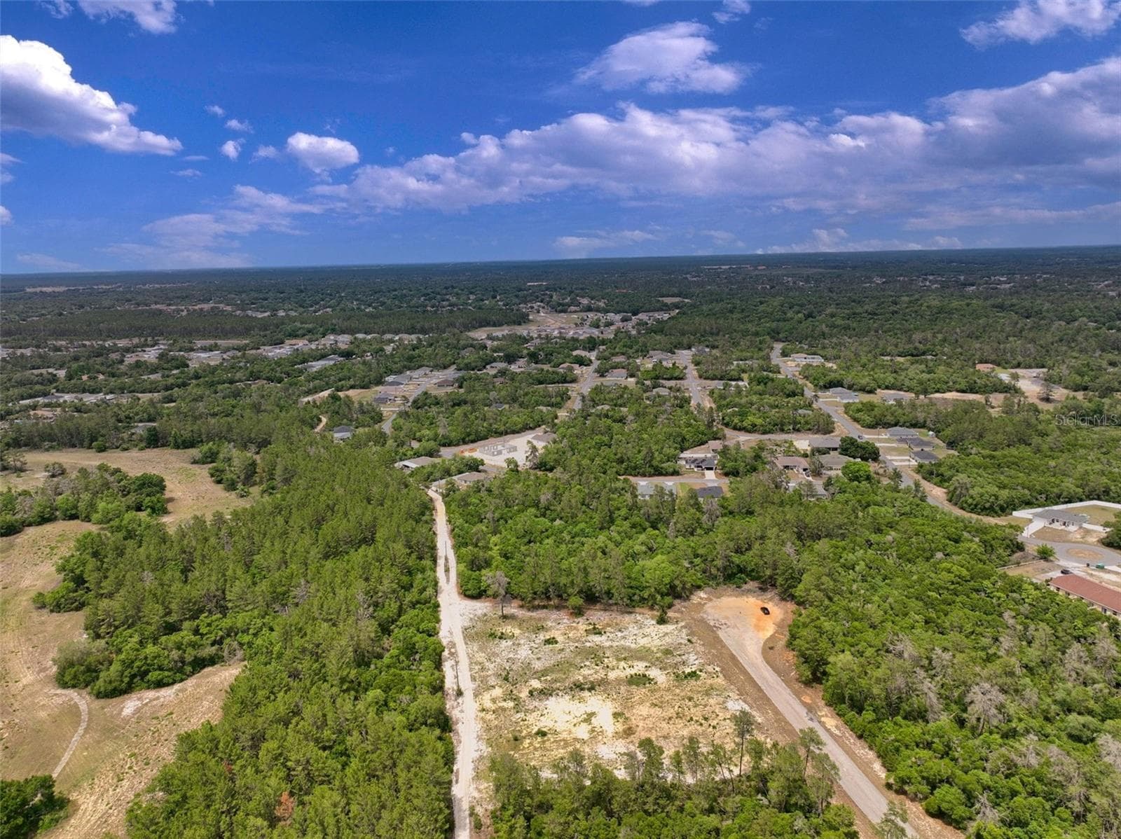 Overall view of subject property and surrounding area facing north - SW 35TH TER, OCALA