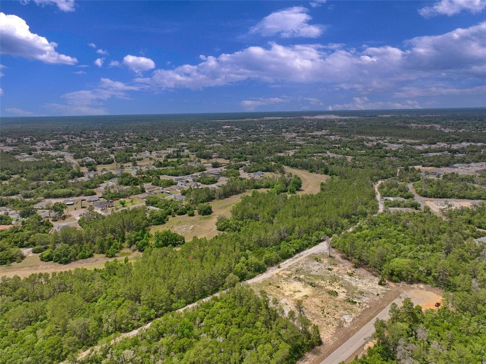 Overall view of subject property and surrounding area facing northwest - SW 35TH TER, OCALA