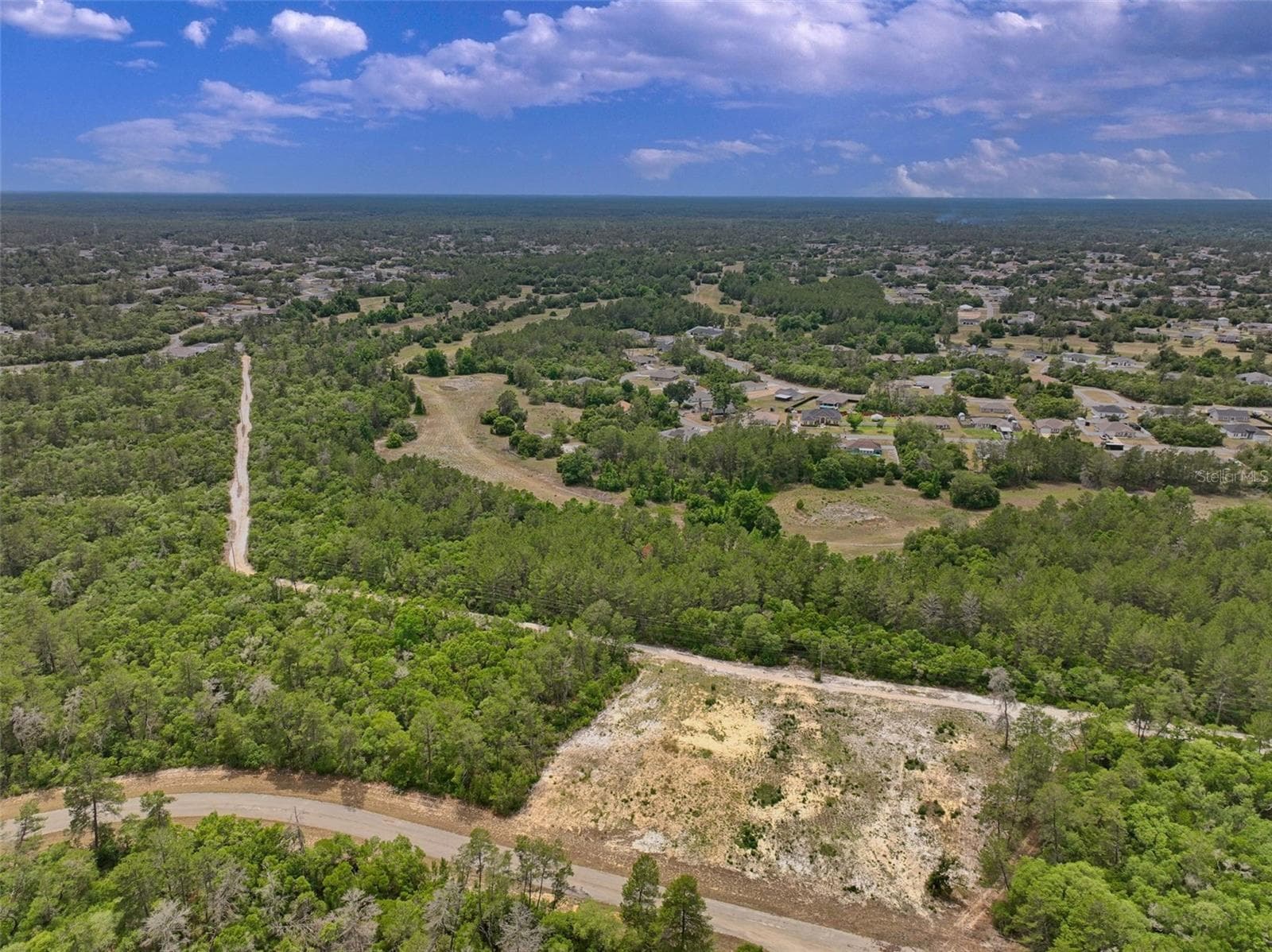 Overall view of subject property and surrounding area facing southwest - SW 35TH TER, OCALA