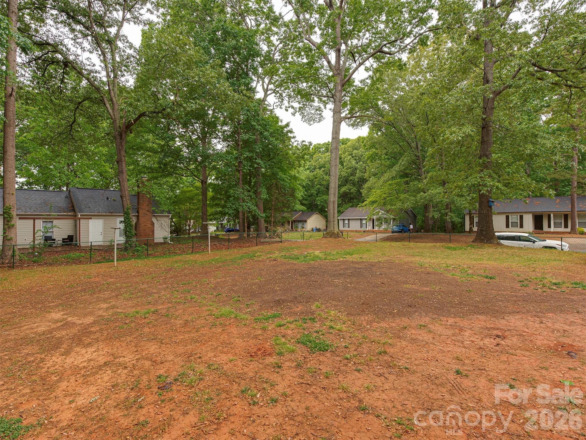 View of Back Yard - 10200 Cairnsmore Place, Mint Hill