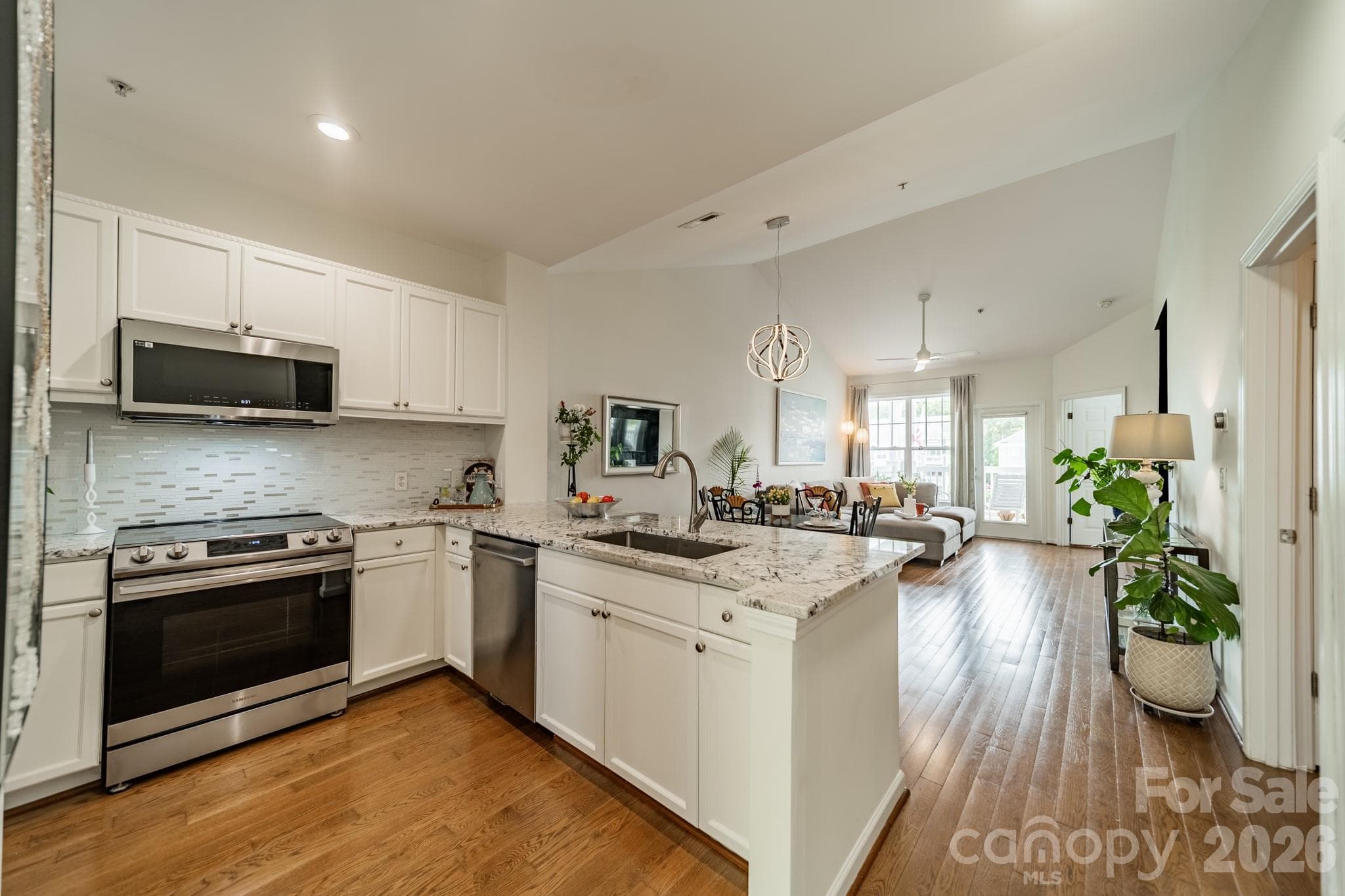 Gorgeous kitchen counter! Almost-new appliance updates. New light fixture and plumbing accents. You will love this kitchen! - Cornelius