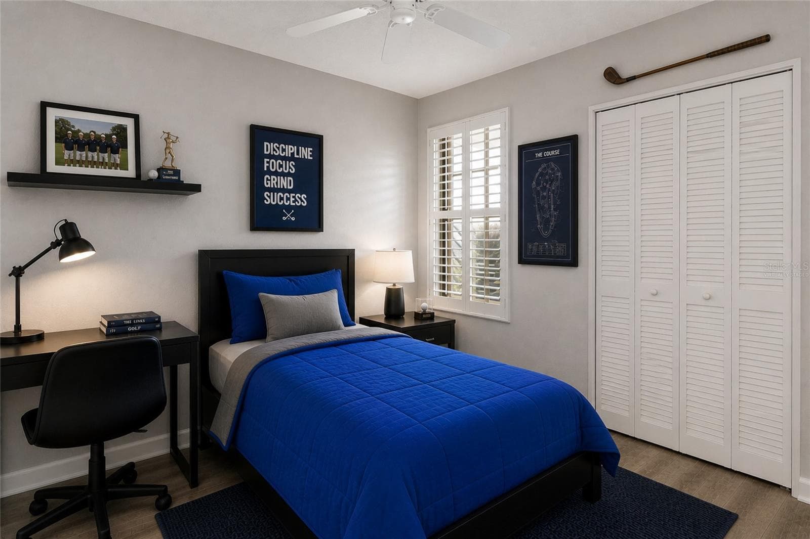 virtually staged 3rd bedroom - 4418 LA JOLLA DR, BRADENTON