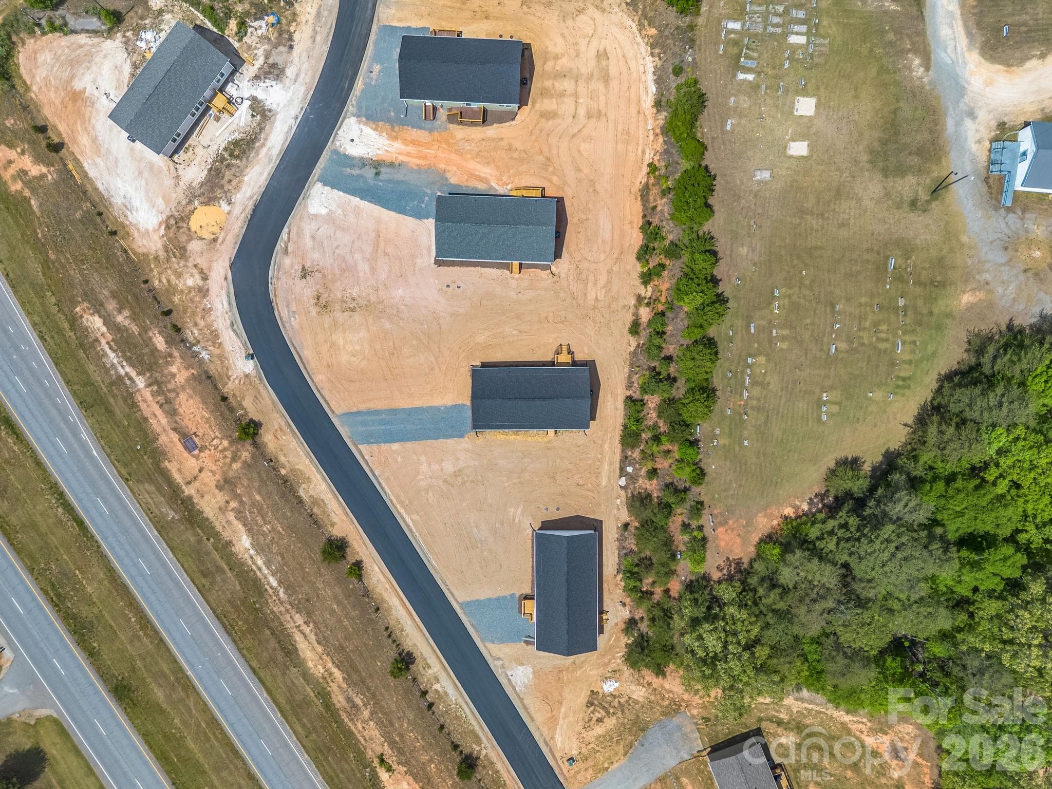 aerial view - 145 Prosperity Way, Forest City