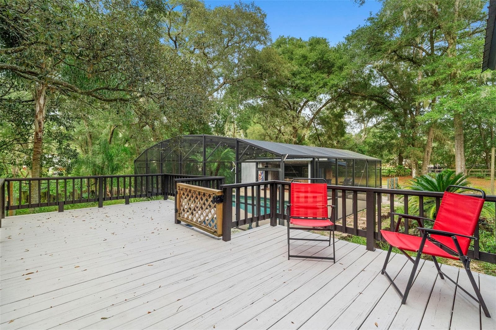 Exterior rear patio leading to pool - 1268 MCGREGOR RD, DELAND
