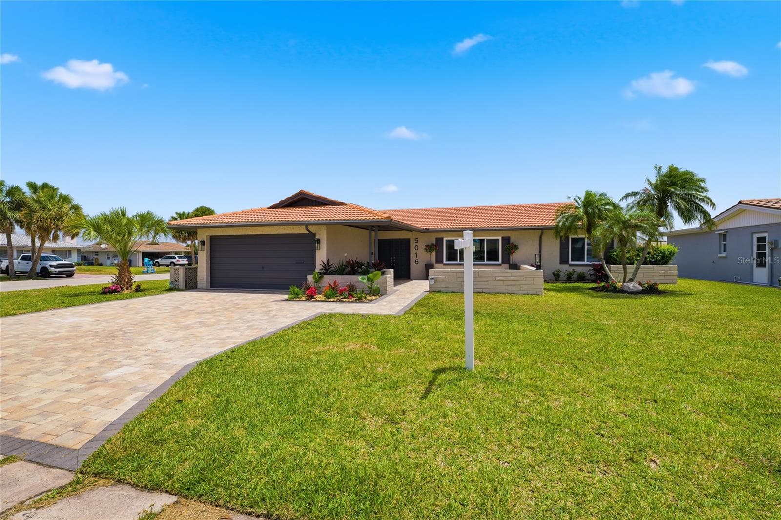 newly painted exterior - 5016 DORY DR, NEW PORT RICHEY