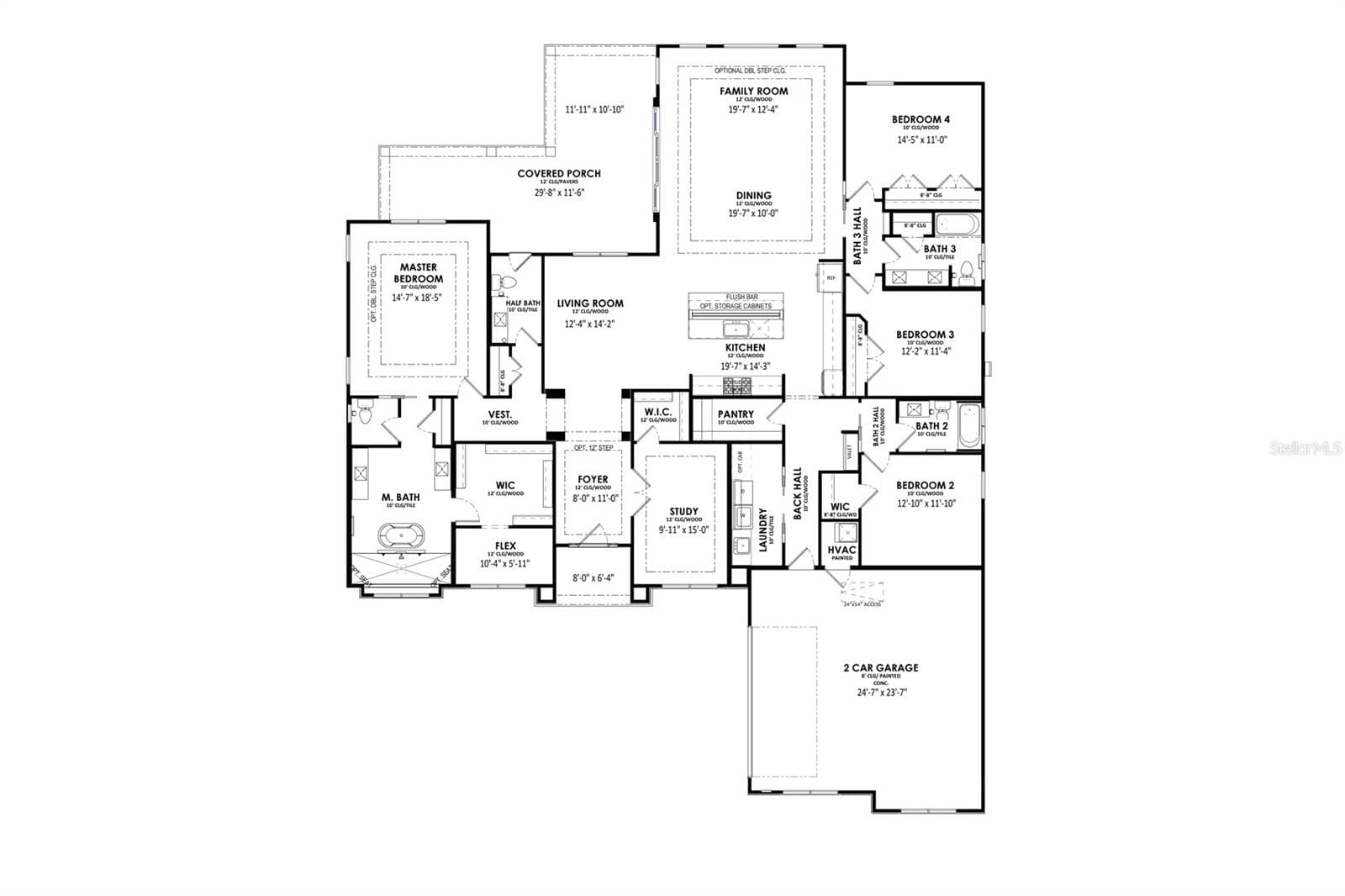 Floorplan for illustrative purposes only; dimensions and layout subject to change. - 14759 SW 9TH LN, NEWBERRY