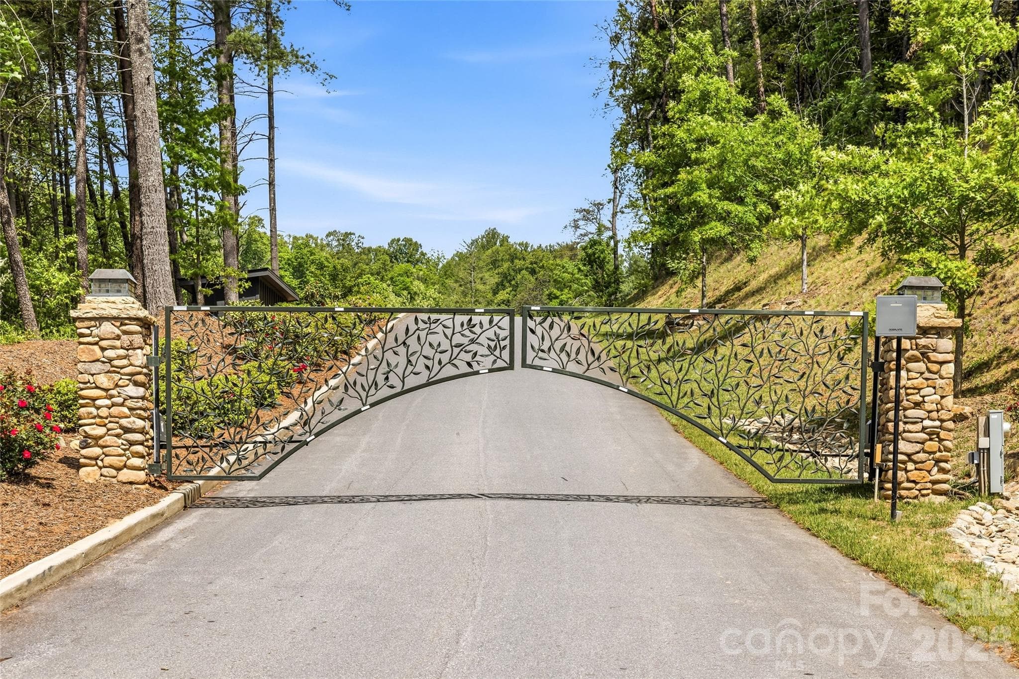 Riverbend forest is a gated community. - 162 Riverbend Forest Drive, Asheville