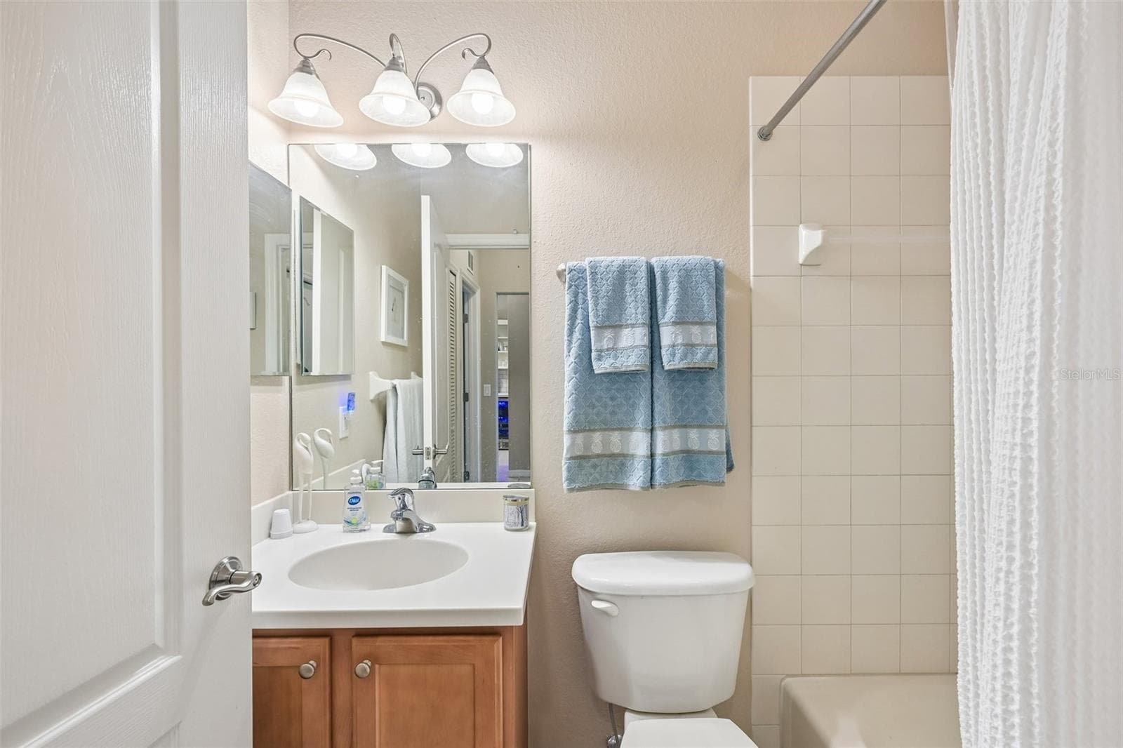GUEST BATHROOM WITH TUB - 1003 FAIRWAYCOVE LN #201, BRADENTON
