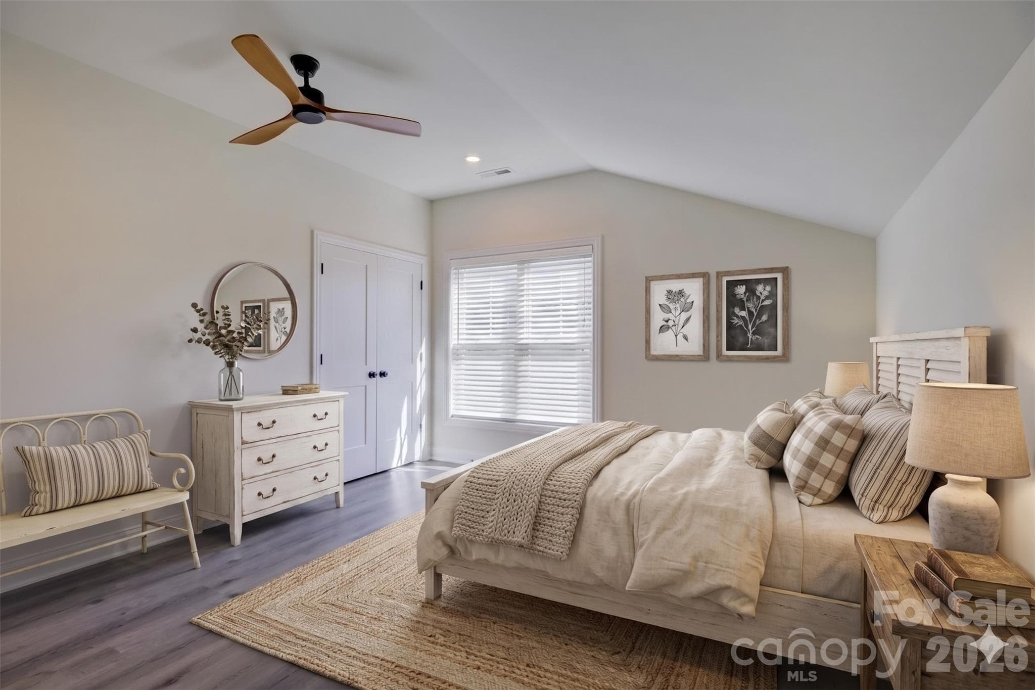 Virtually staged bedroom 3 Ensuite - 18210 Kalabash Road, Charlotte