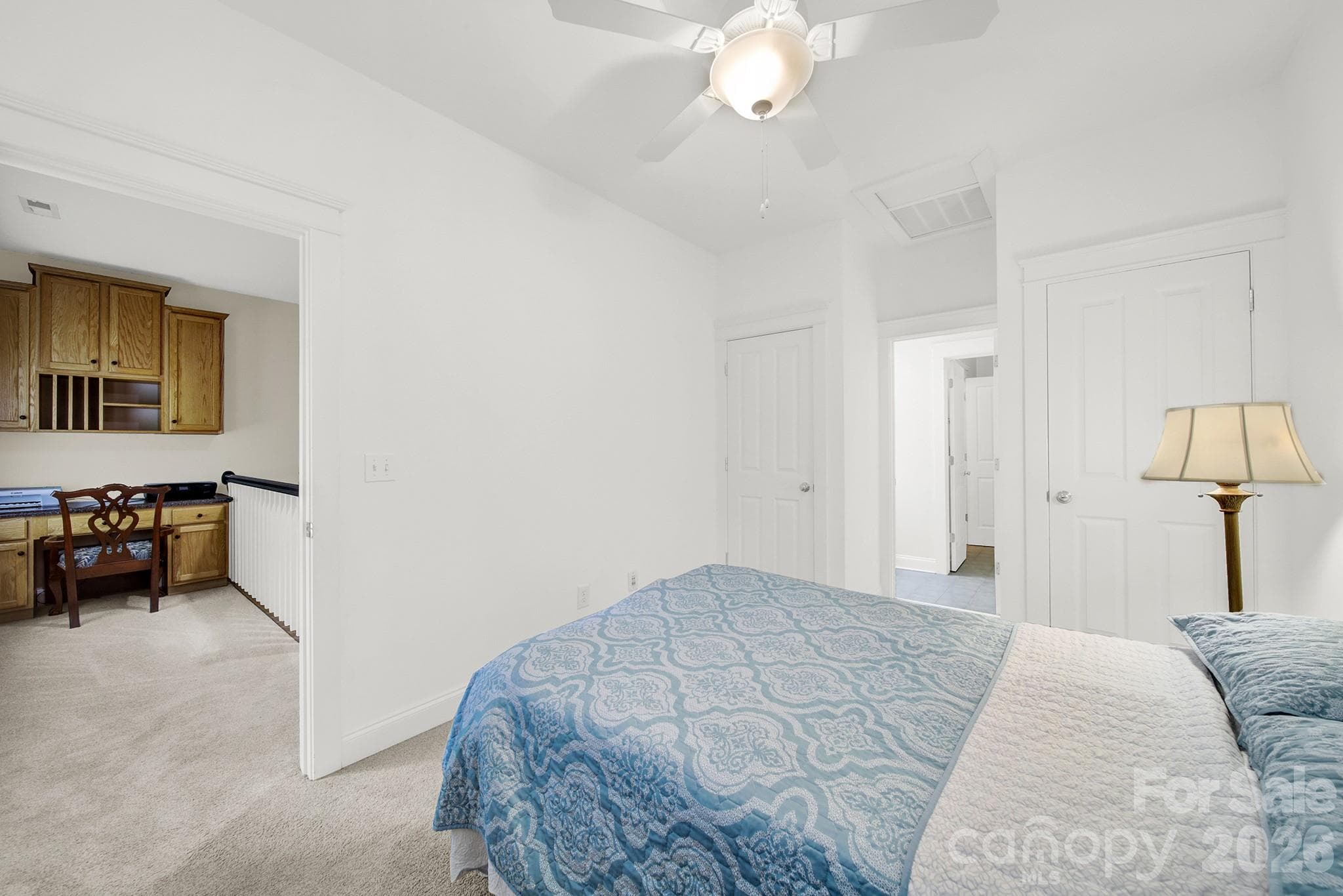 Upstairs Guest Room #2 - Attached Bath (Jack & Jill) with private sink & water closet. - 4214 Settler Heights Drive, Fort Mill