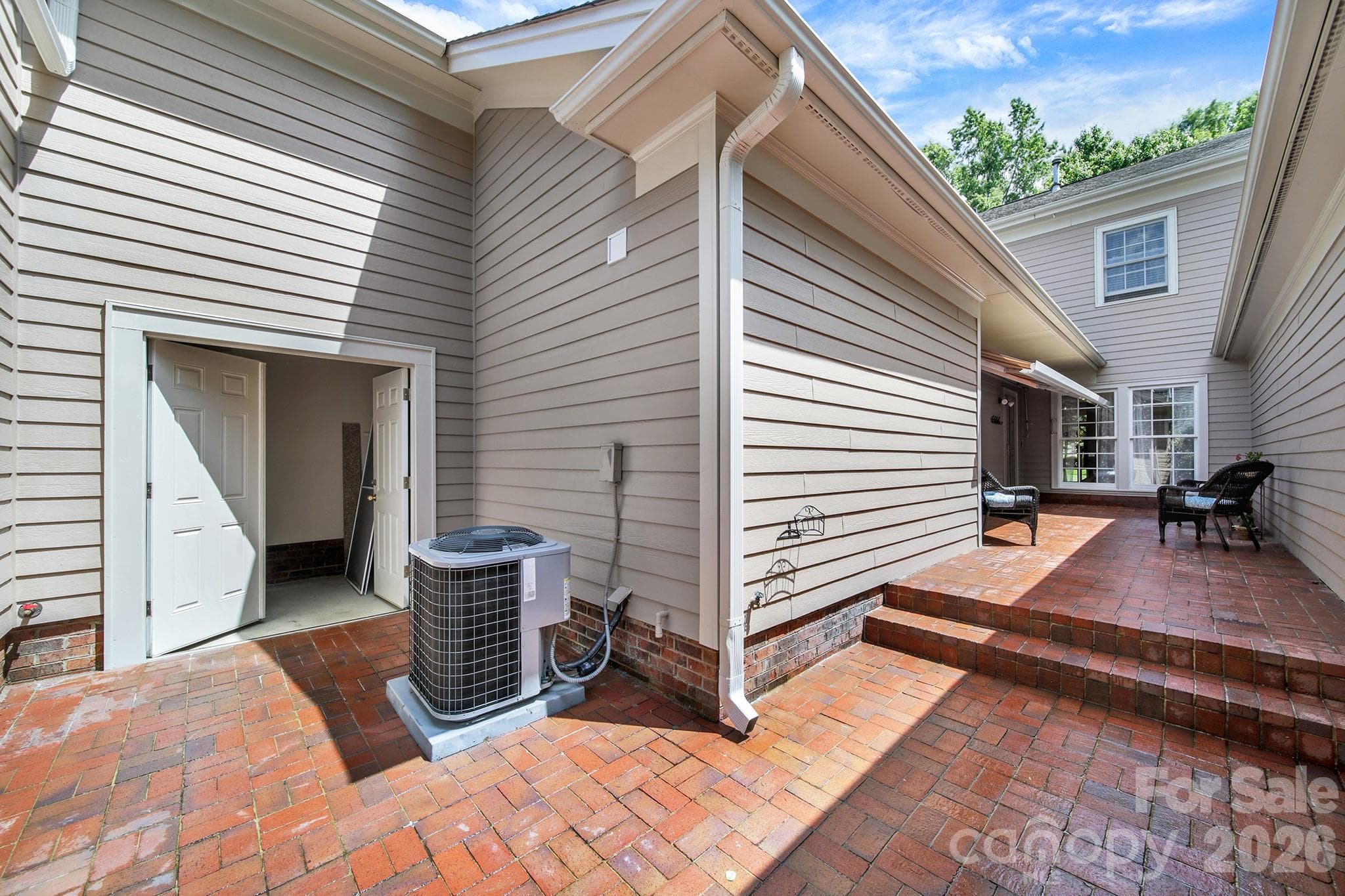 Private Patio with Storage Room - 4214 Settler Heights Drive, Fort Mill