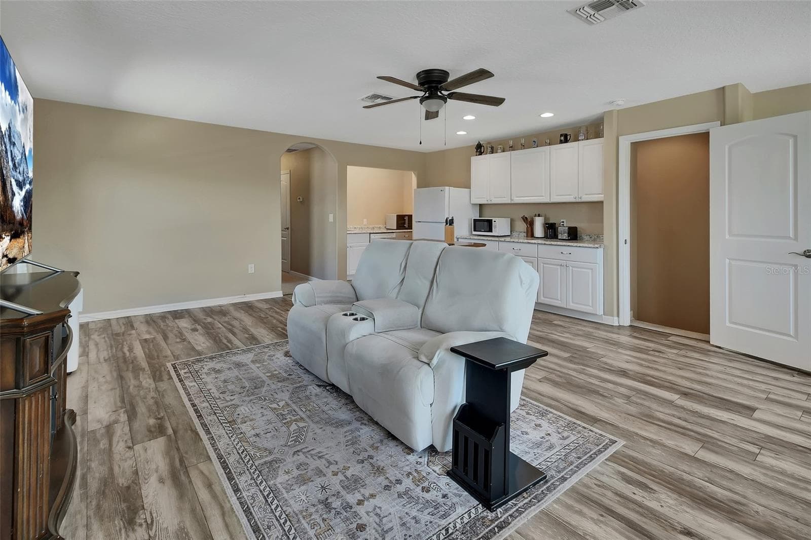 Upstairs Bonus Room and Kitchenette with privacy door to downstairs. - 337 ORCHARD HILL ST, DELAND