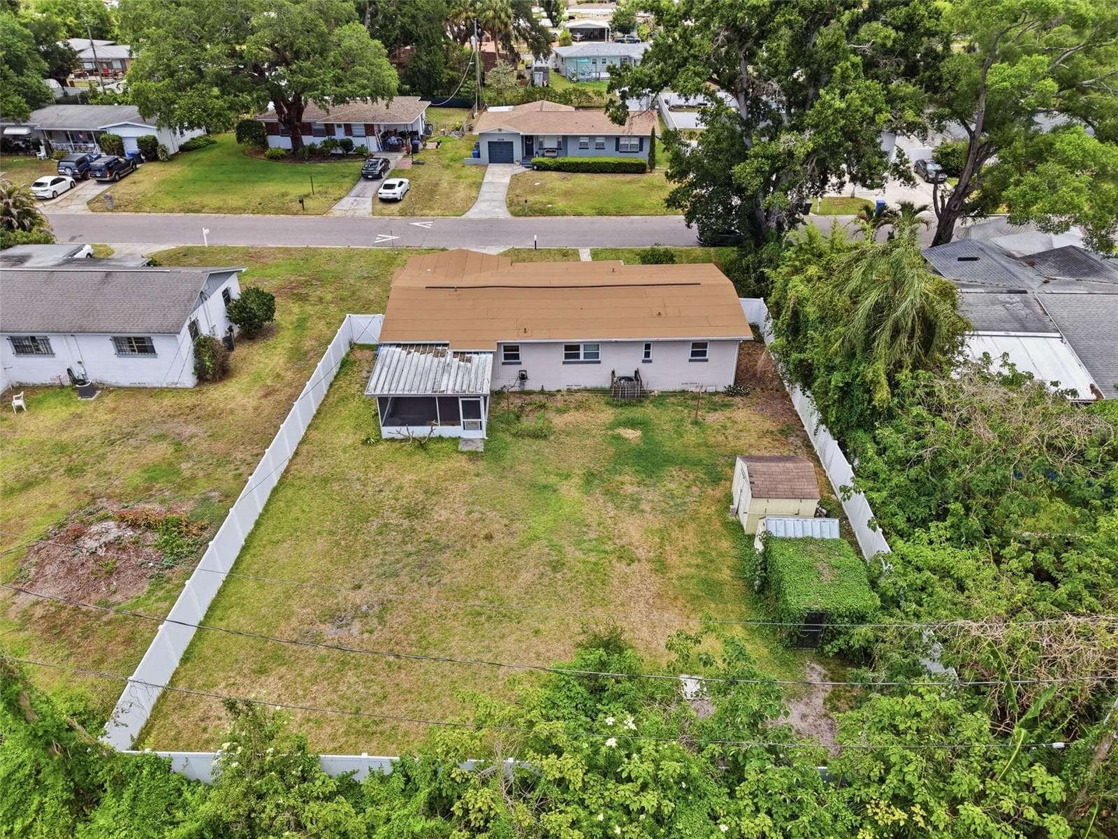 Aerial view of the property - 2518 W NORTH ST, TAMPA
