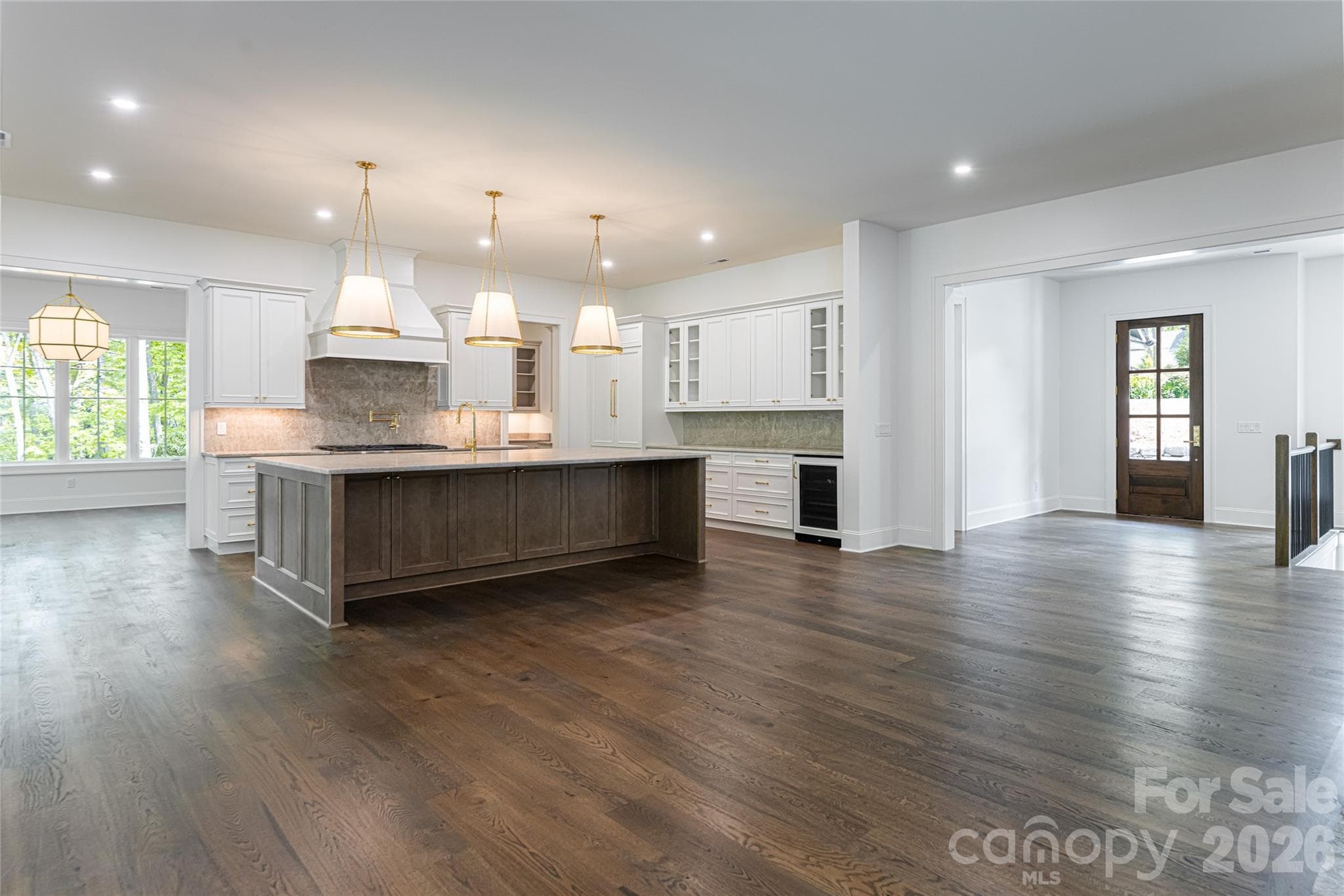 Living Room + Kitchen - 99 Little Cherokee Ridge, Hendersonville