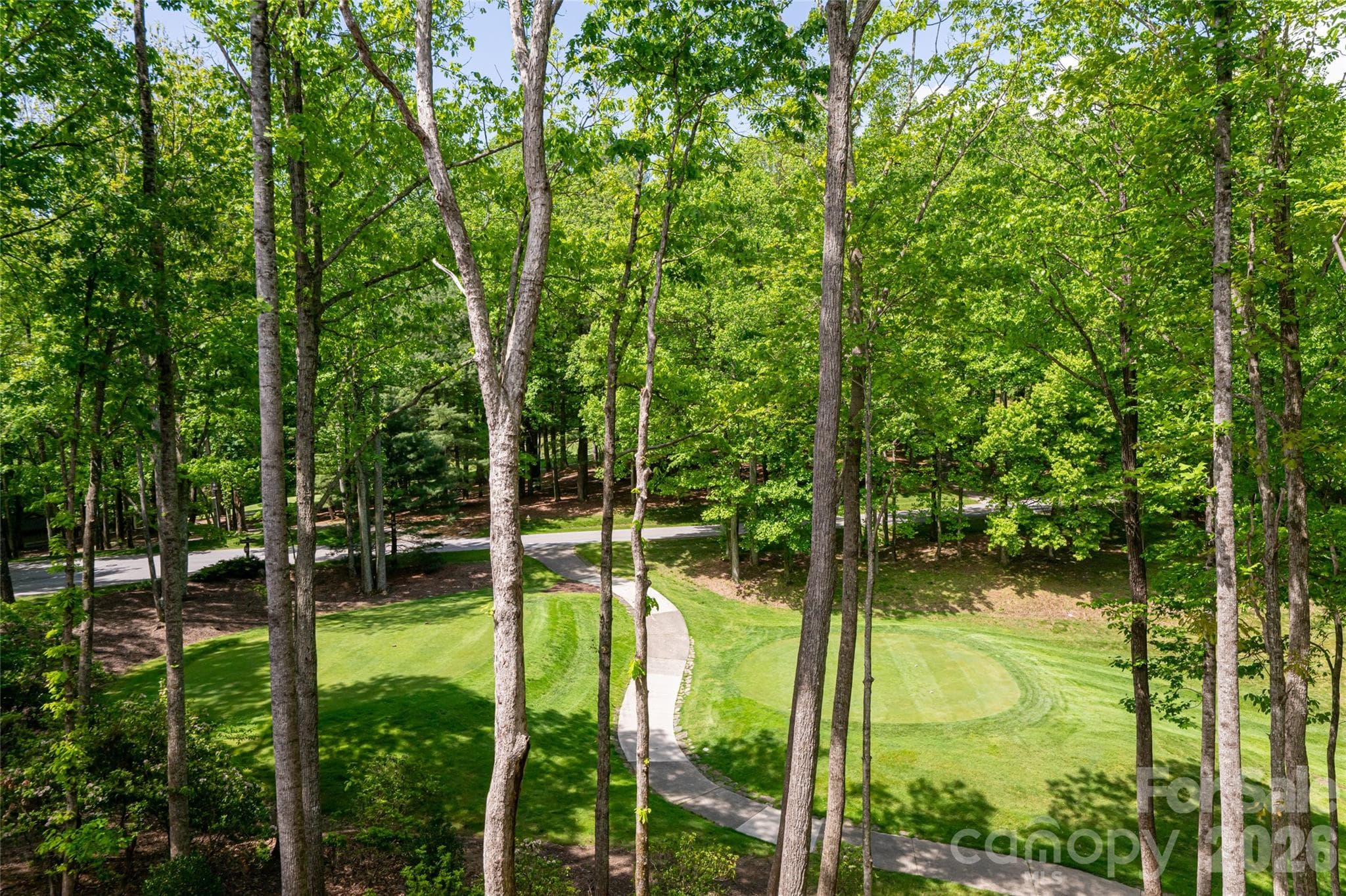 Views overlooking the 7th tee - 99 Little Cherokee Ridge, Hendersonville