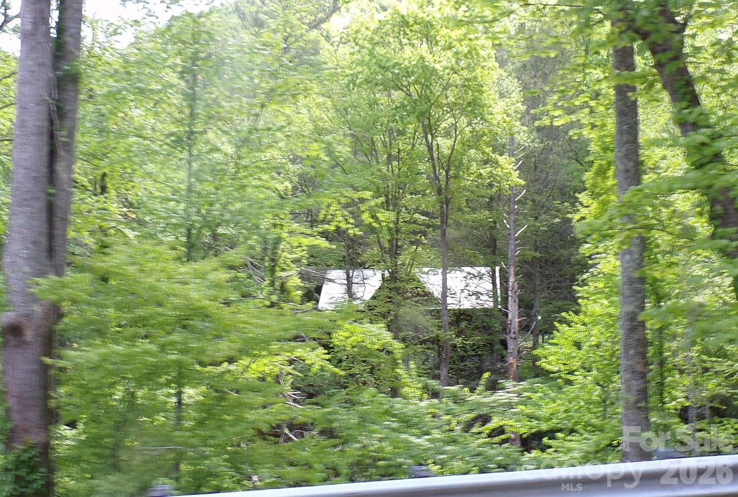 Home from Hwy 64 - 216 Paradise Road, Hendersonville