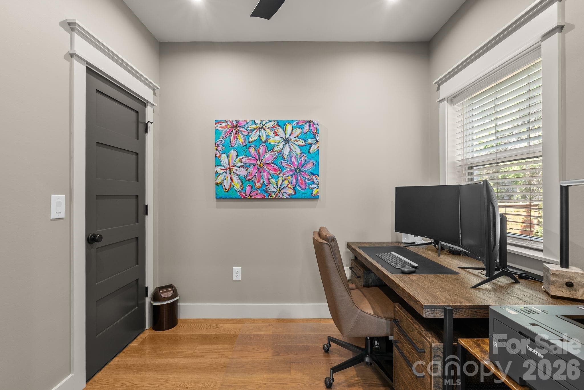 Main Level Bedroom/Office - 7 Acona Lane, Asheville