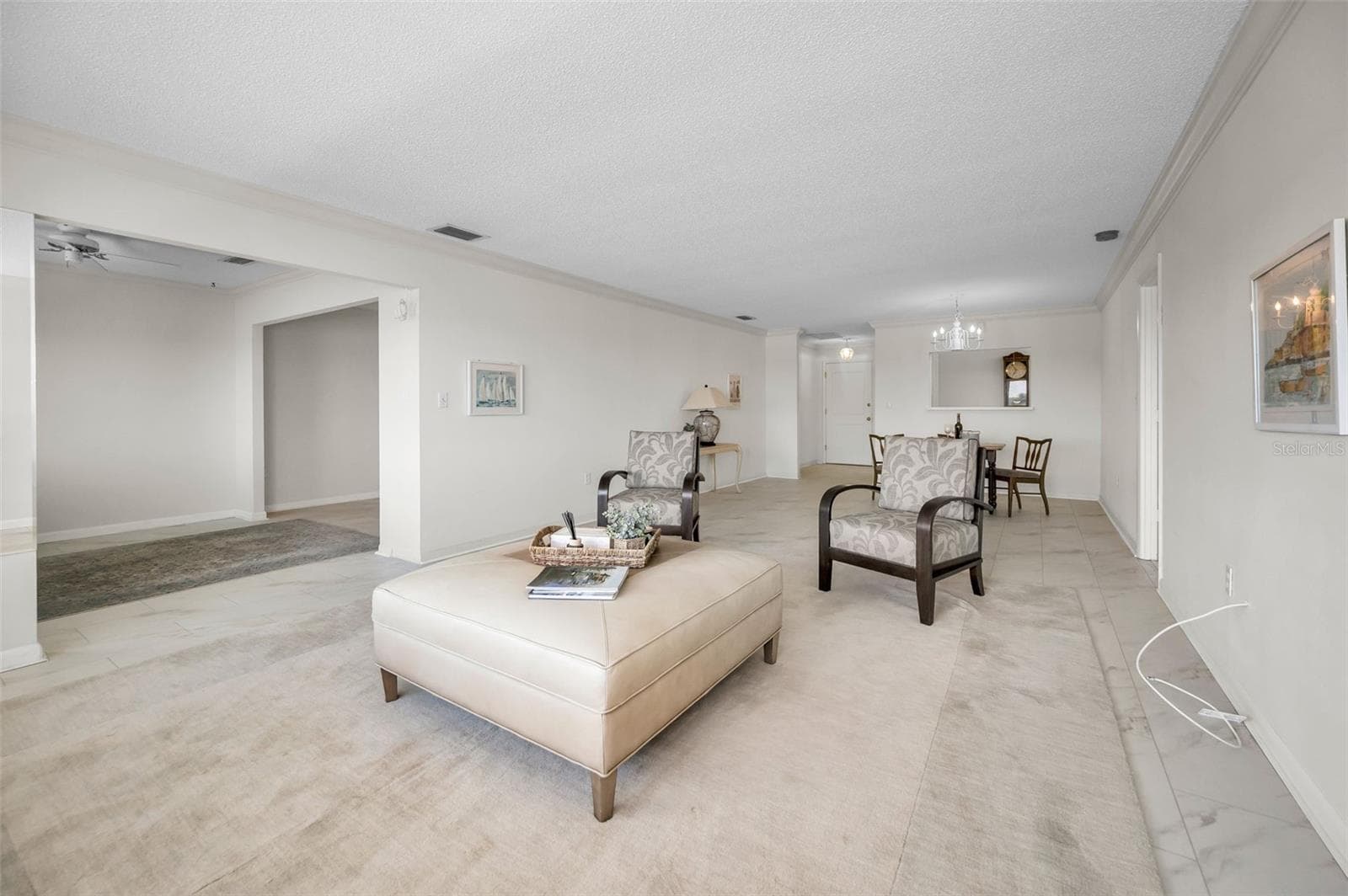 View to flex den area - 100 BLUFF VIEW DR #608C, BELLEAIR BLUFFS