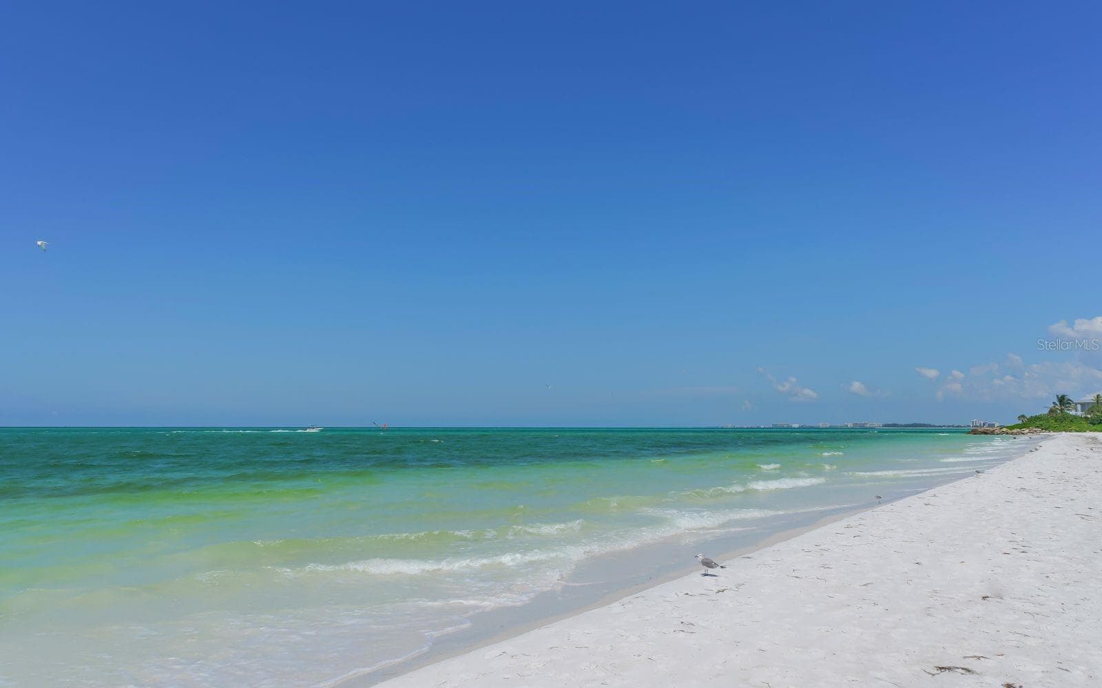 The view from the beach looking north. - 206 HOURGLASS WAY #V10, SARASOTA