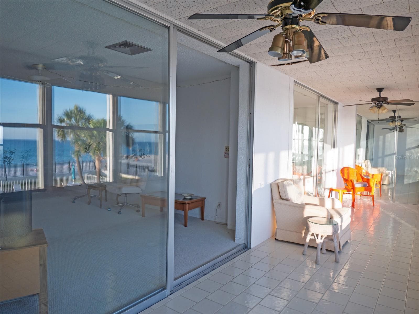 Oversized Balcony (with Hurricane Shutters) - 7000 BEACH PLZ #202, ST PETE BEACH