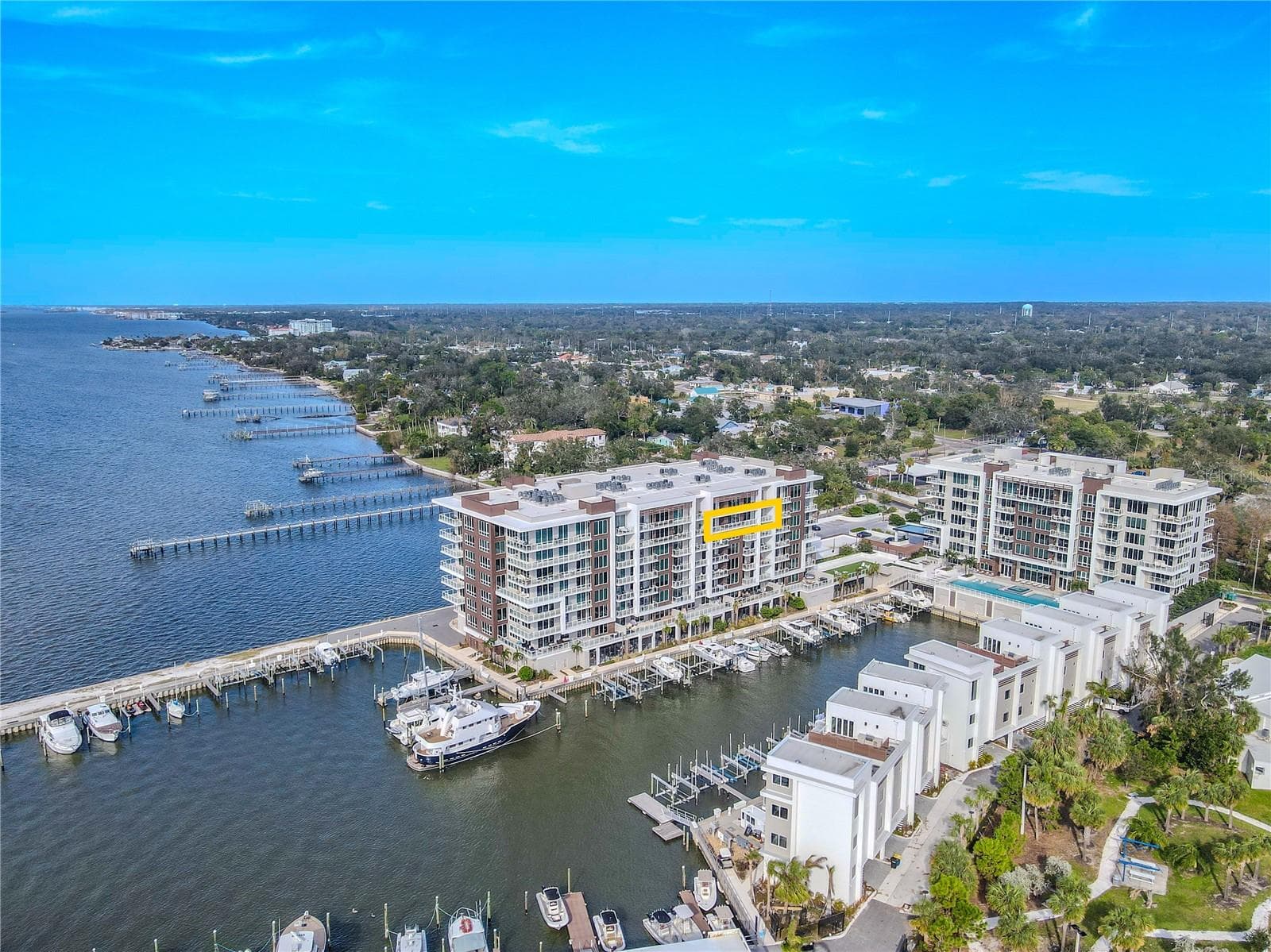 Ariel view showing placement. - 920 N OSCEOLA AVE #703, CLEARWATER