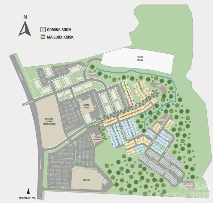 Terraces at the Exchange Community Sitemap - 3912 Clemson Alley, Indian Land