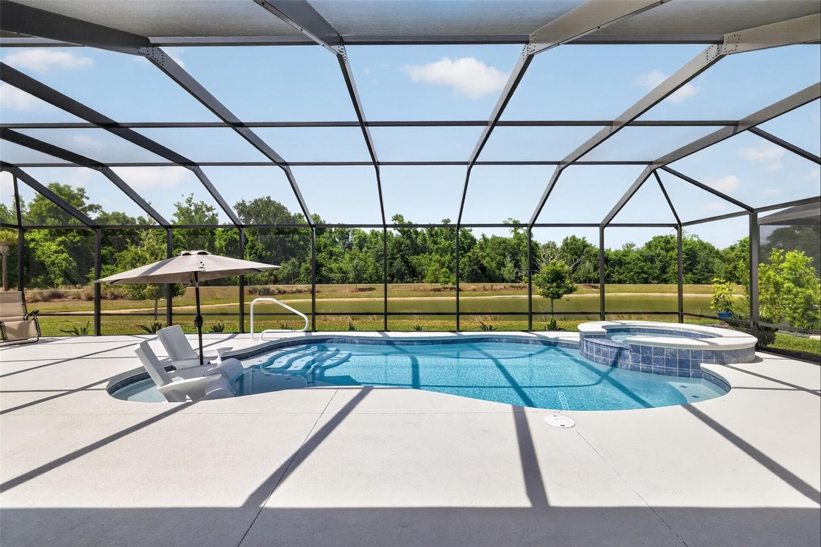 Swimming Pool and Spa with Waterfront Views - 6857 BAYSINGER PATH, THE VILLAGES