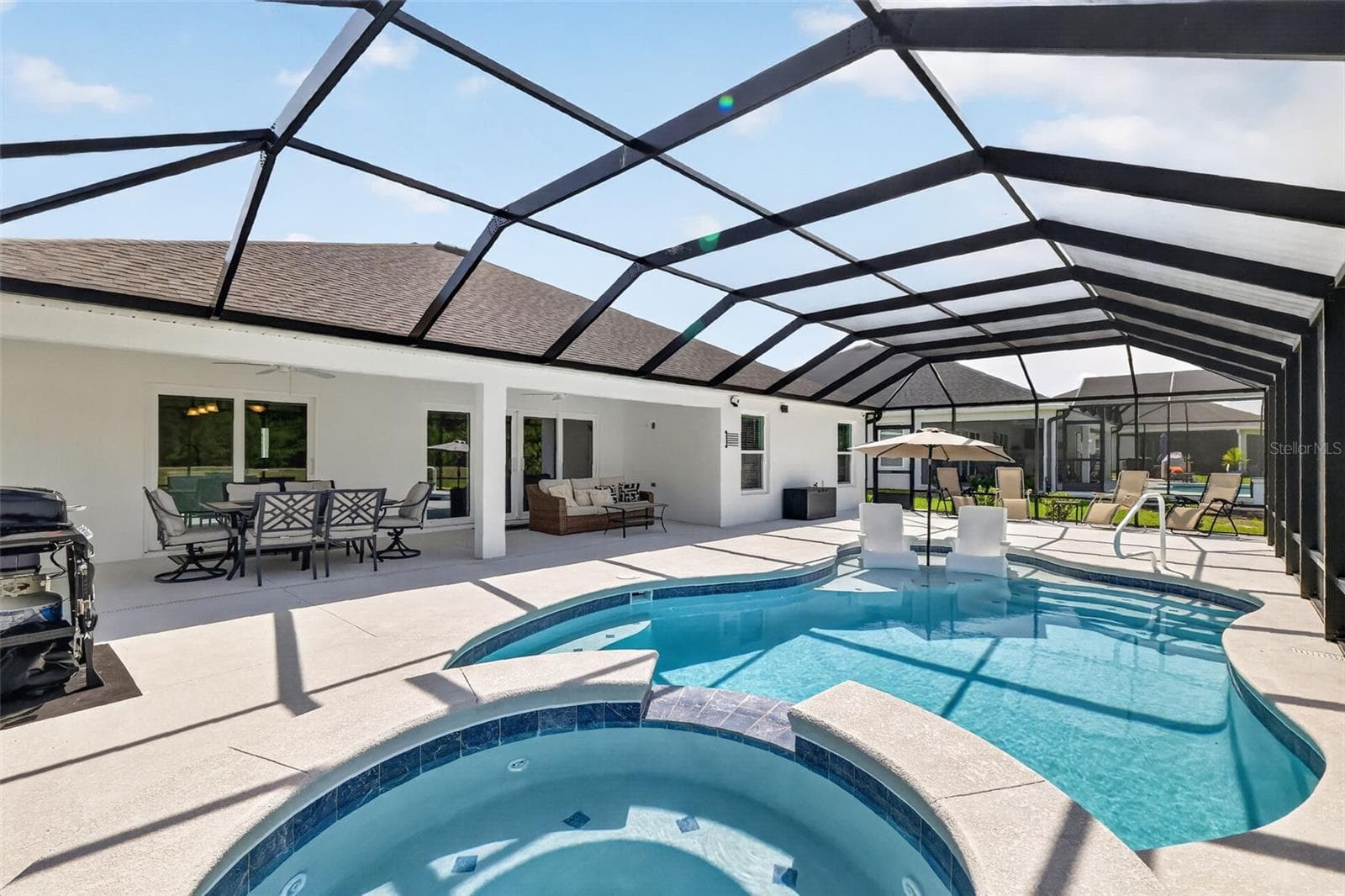Swimming Pool, Spa, Screen Porch, and Lanai - 6857 BAYSINGER PATH, THE VILLAGES