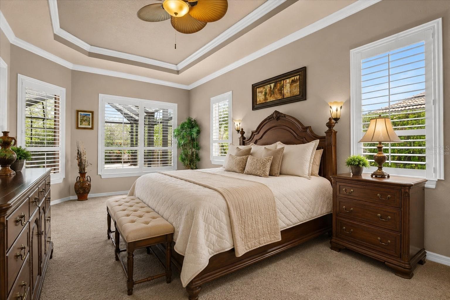 Bed virtually staged - 315 PETREL TRL, BRADENTON