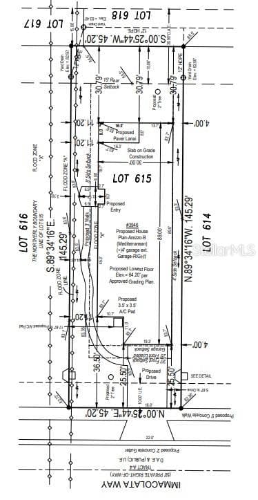 Plot Plan - 30175 IMPERATI BLVD, WESLEY CHAPEL