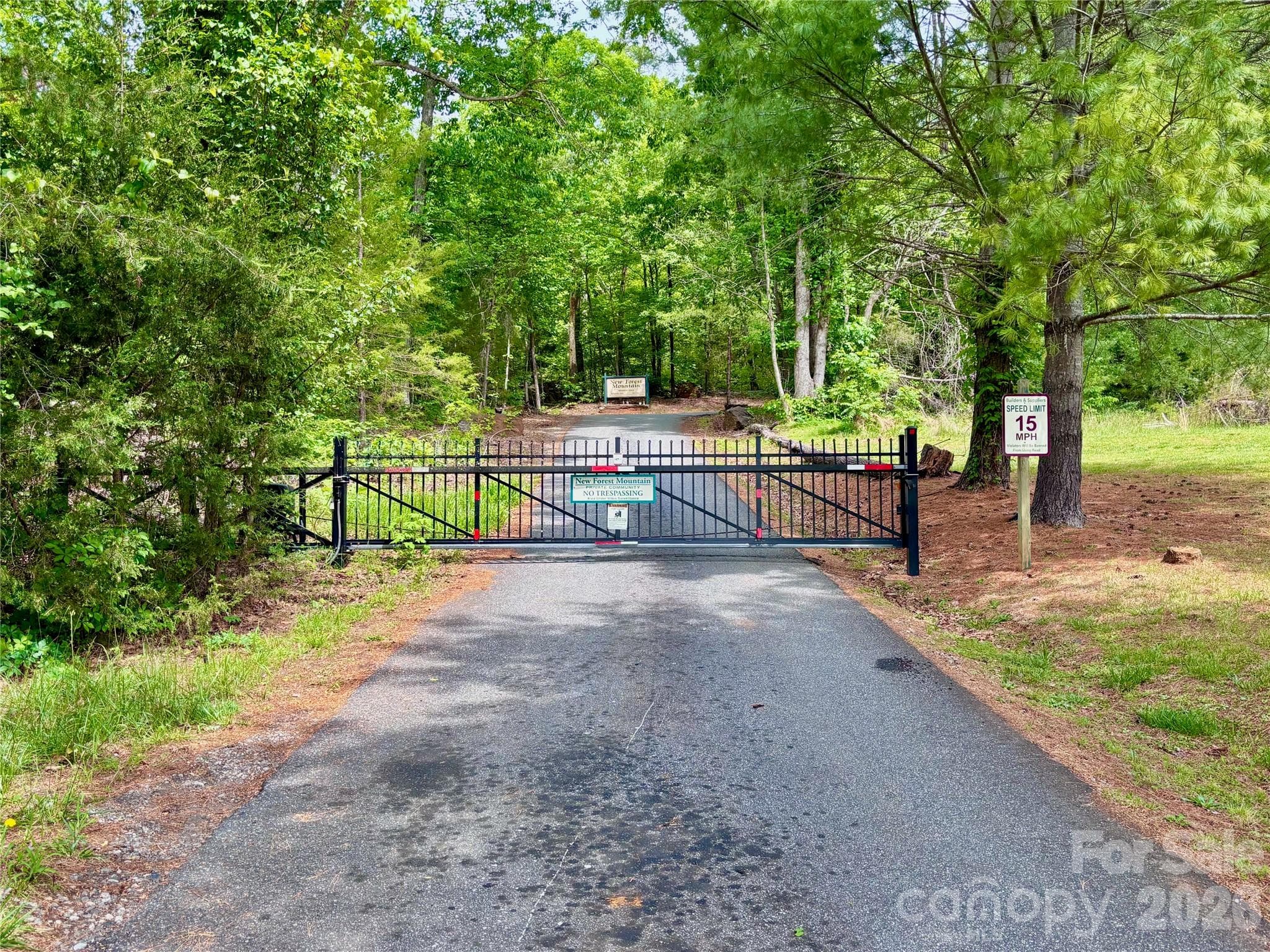 Entrance to New Forest Moutain Subdivision - 350 Springvalley Drive, Rutherfordton