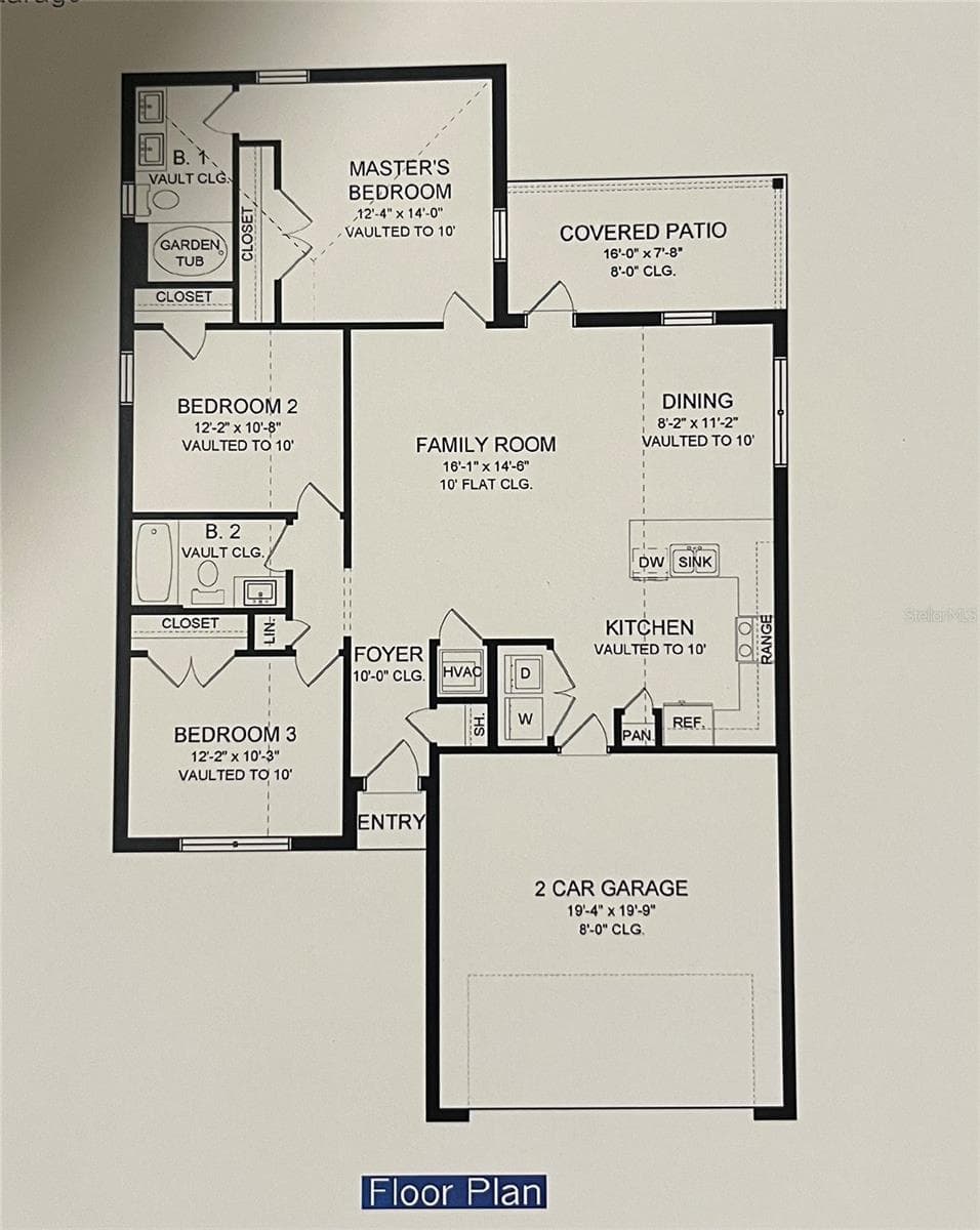 Floor plan. - 16253 SE 83RD CT, SUMMERFIELD