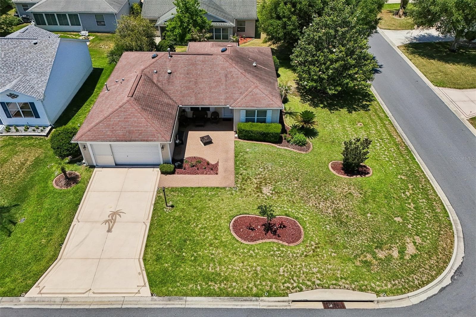 Aerial Front - 1000 KENOVA AVE, THE VILLAGES