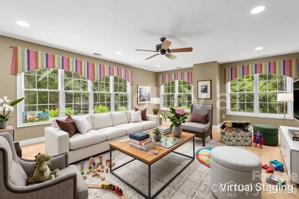 Bonus room virtually staged. - 4415 Everclear Court, Charlotte