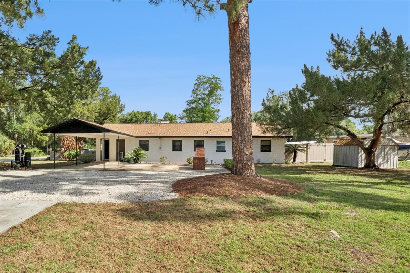 Back of home! - 219 S CRYSTAL DR, SANFORD